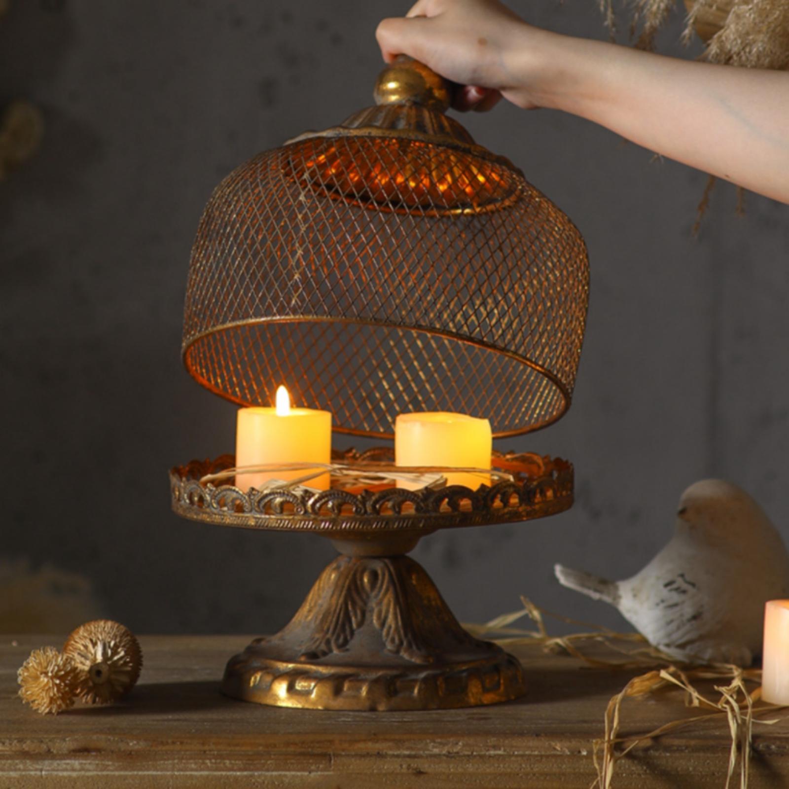 装飾的な台座付きキャンドルホルダー、ヨーロッパの美的デザイン - Candle Holder Decor のレビューと価格
