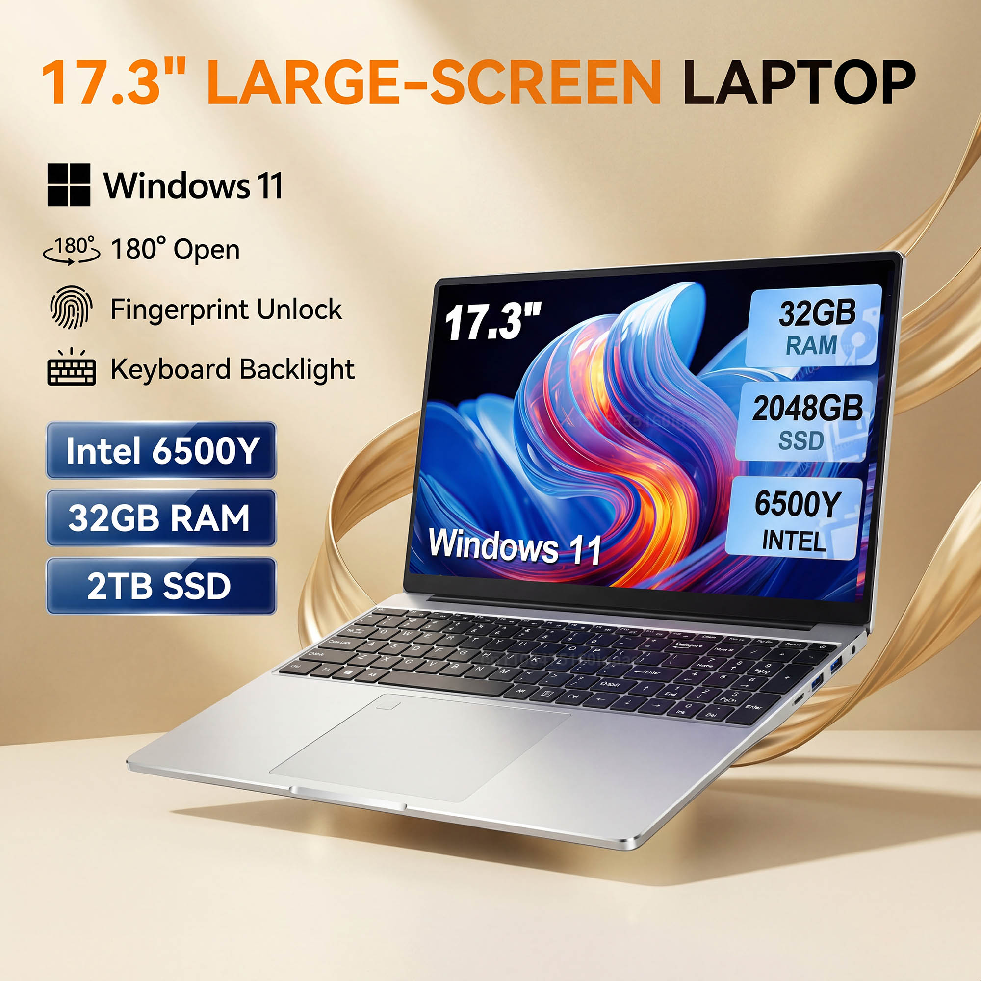 HOT 17.3インチ大画面ノートパソコン Intel 65 - Wall Sticker のレビューと価格