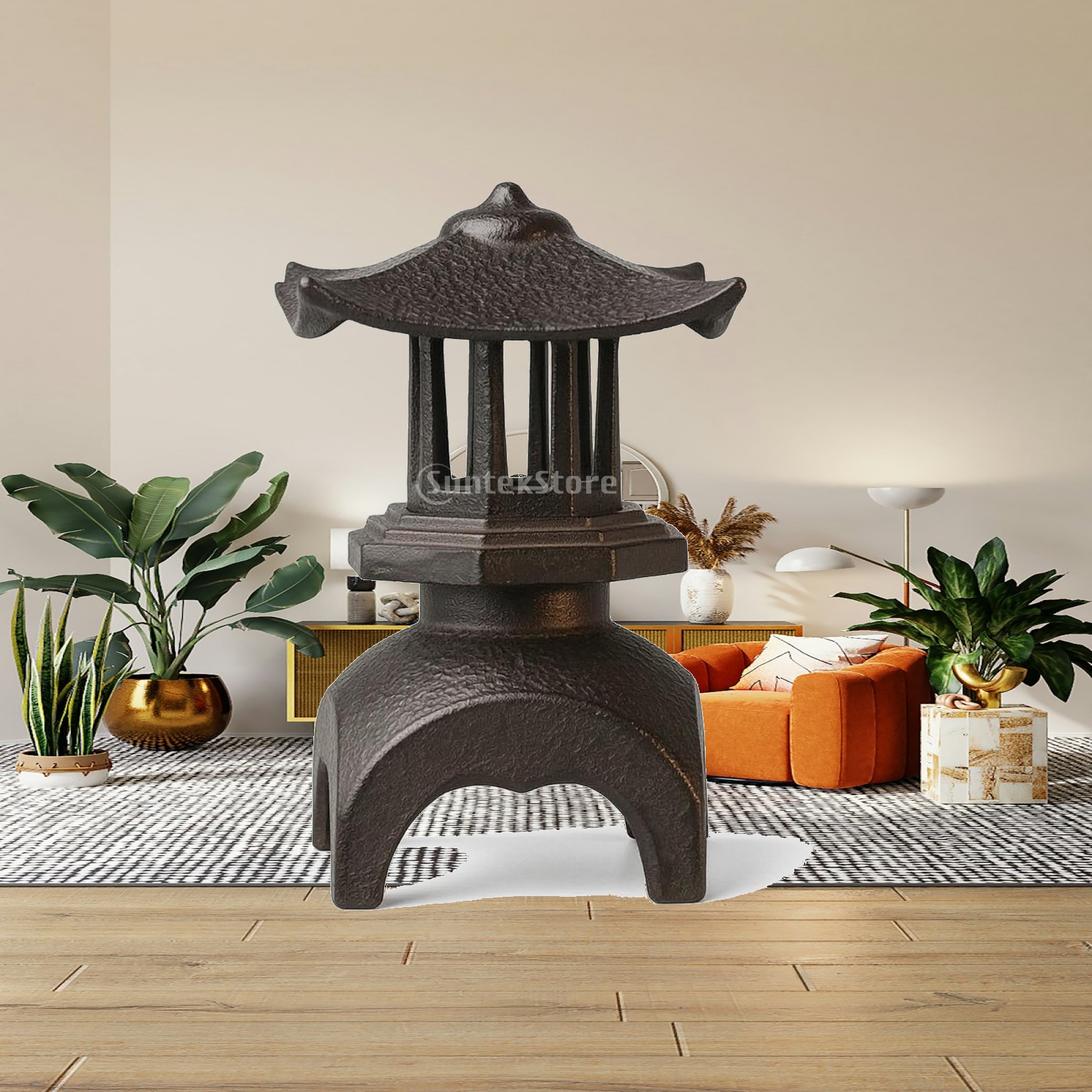鋳鉄製ランタン クラシックキャンドルホルダー ヴィンテージラ - Candle Holder Decor のレビューと価格