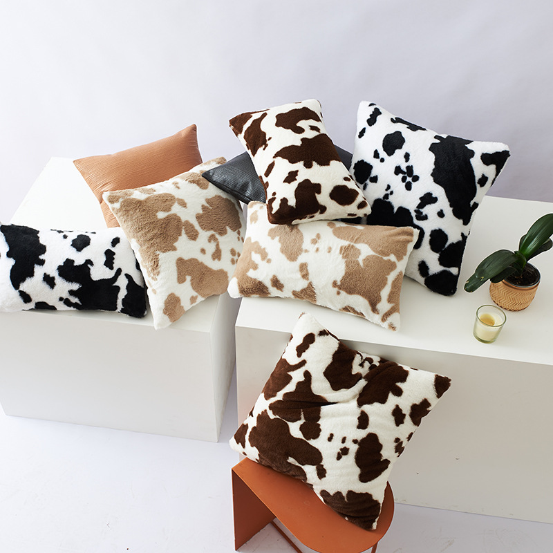柔らかい素材の装飾用クッションカバー。正方形のクッションケー - Throw Pillow のレビューと価格